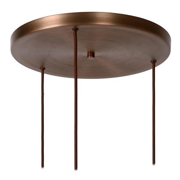 Lucide TOLEDO - Pendant light - 3xE27 - Amber - detail 1